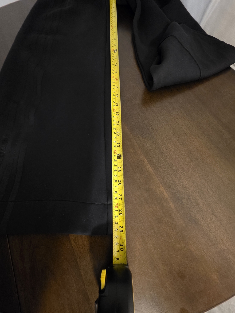 Adidas Off-Placed 3 Stripe Wide-Leg Black on Black Pants, New! Sz XS - Picture 12 of 14